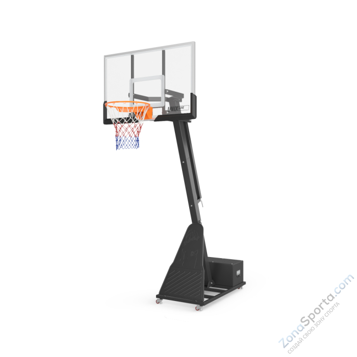Баскетбольная стойка UNIX Line B-Stand-PC 54x32 R45 H230-305 см BSTSPR305-54PCBK