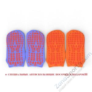 Батут Evo Jump Internal 10ft (Blue) с нижней сетью