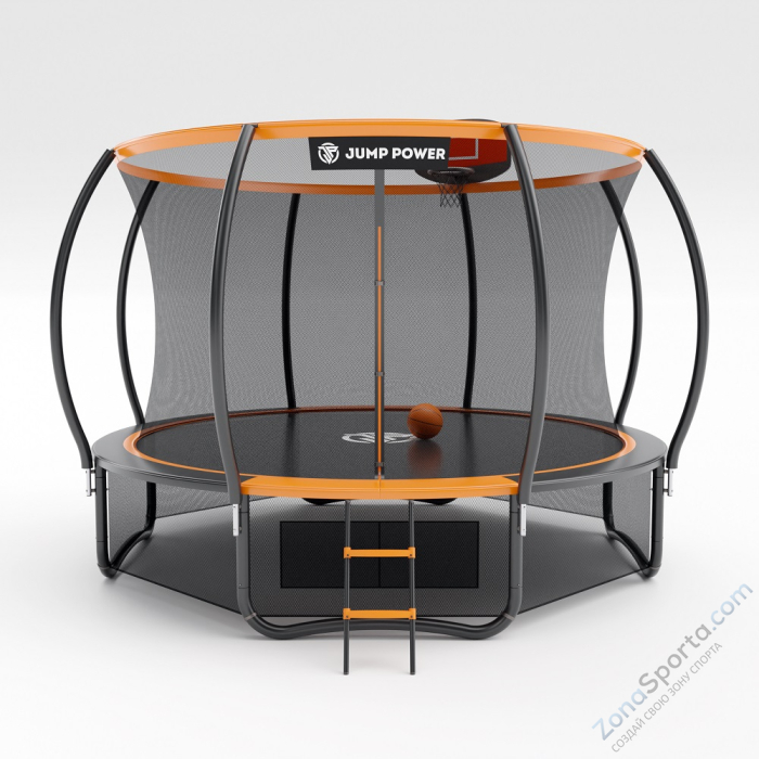 Батут Jump Power 14 ft Pro Inside Basket Orange