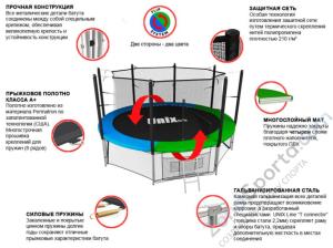 Батут Unix Line Classic 12 ft (inside)