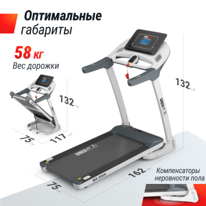 Беговая дорожка Unix Fit MX-580A White