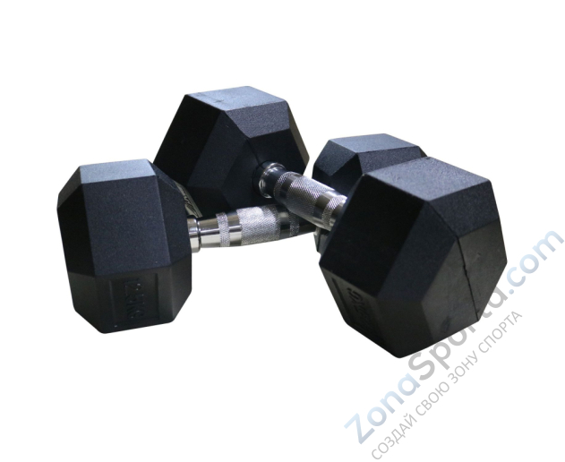 Гантели гексагональные 2 шт. по 40 кг DFC DB001-40