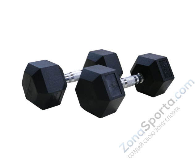 Гантели гексагональные 2 шт. по 45 кг DFC DB001-45