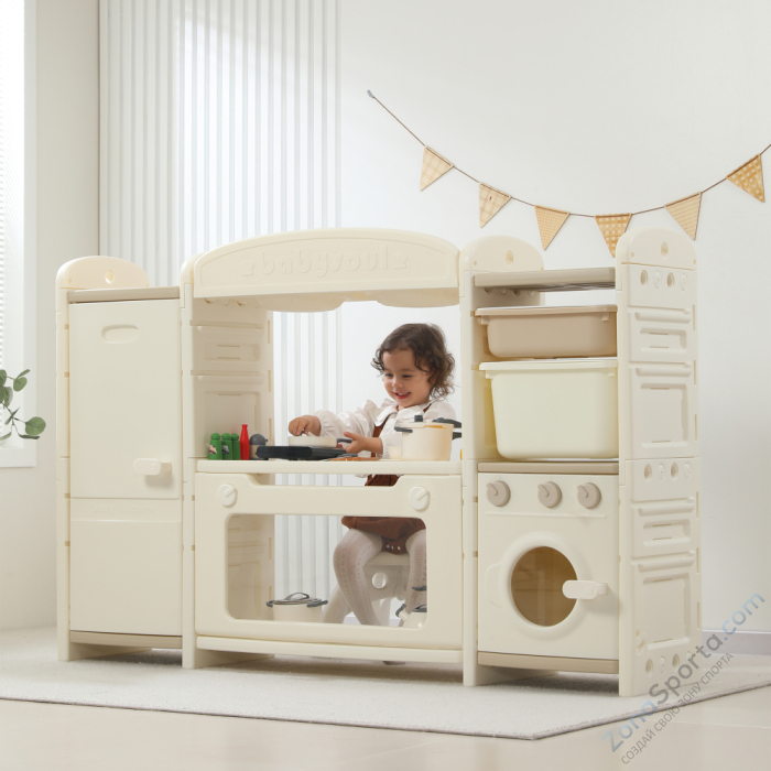 Кухня детская Unix Kids Cook Store 2 Camel