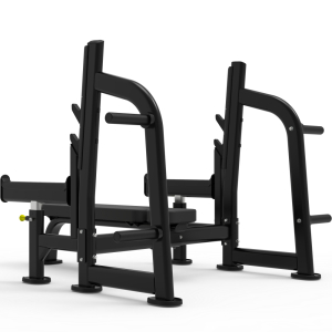 Олимпийская горизонтальная скамья для жима со страховочными упорами Impulse ITF8202+ITF8202OPT