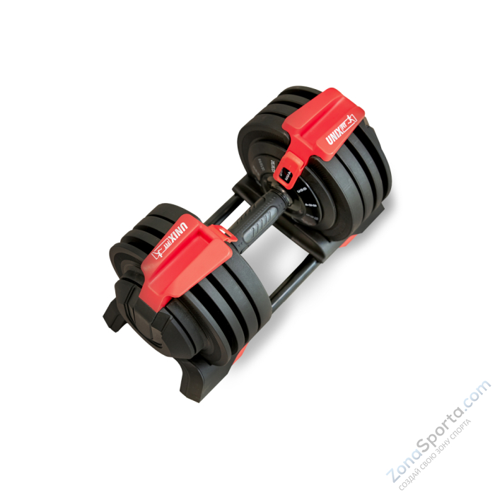 Штанга регулируемая многофункциональная 3 в 1 Unix Fit 24 кг