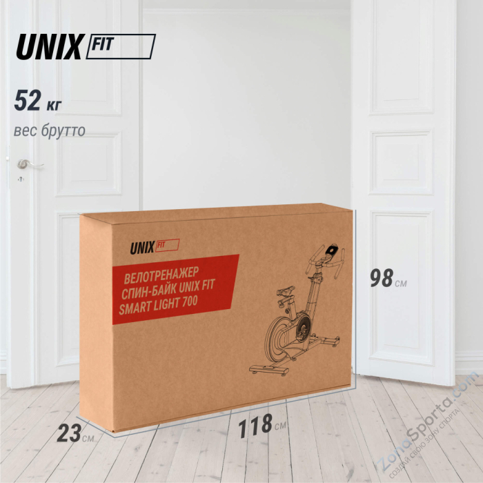 Велотренажер Спин-байк Unix Fit Smart Light 700
