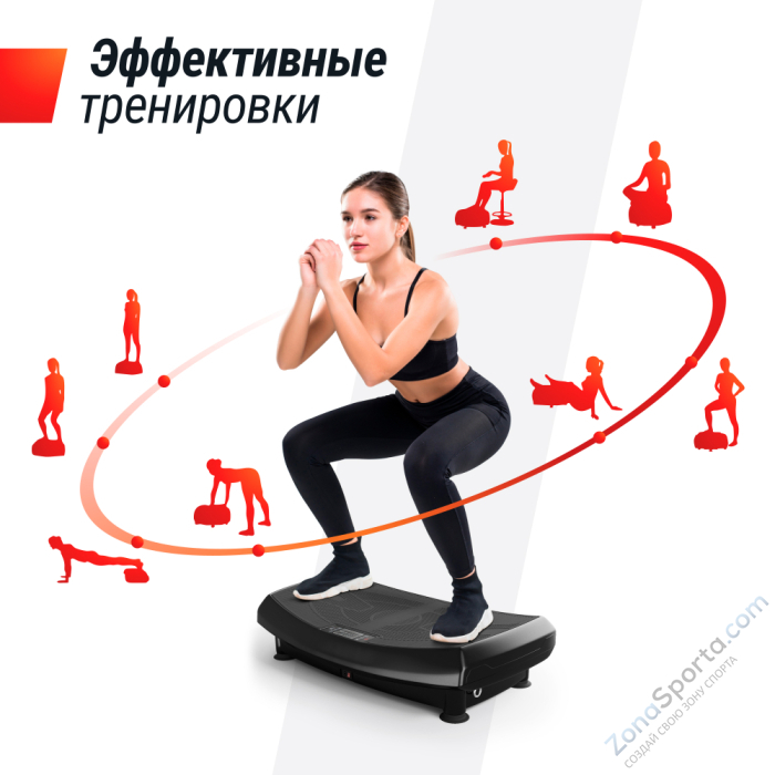 Виброплатформа Unix Fit Boost 4D Black